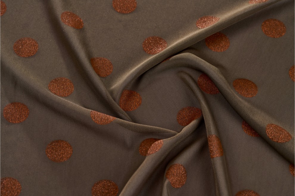 Flock Print on Tulle - 2